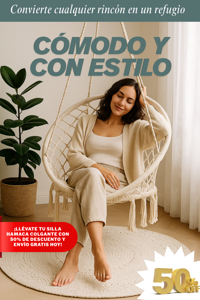 Silla hamaca redonda